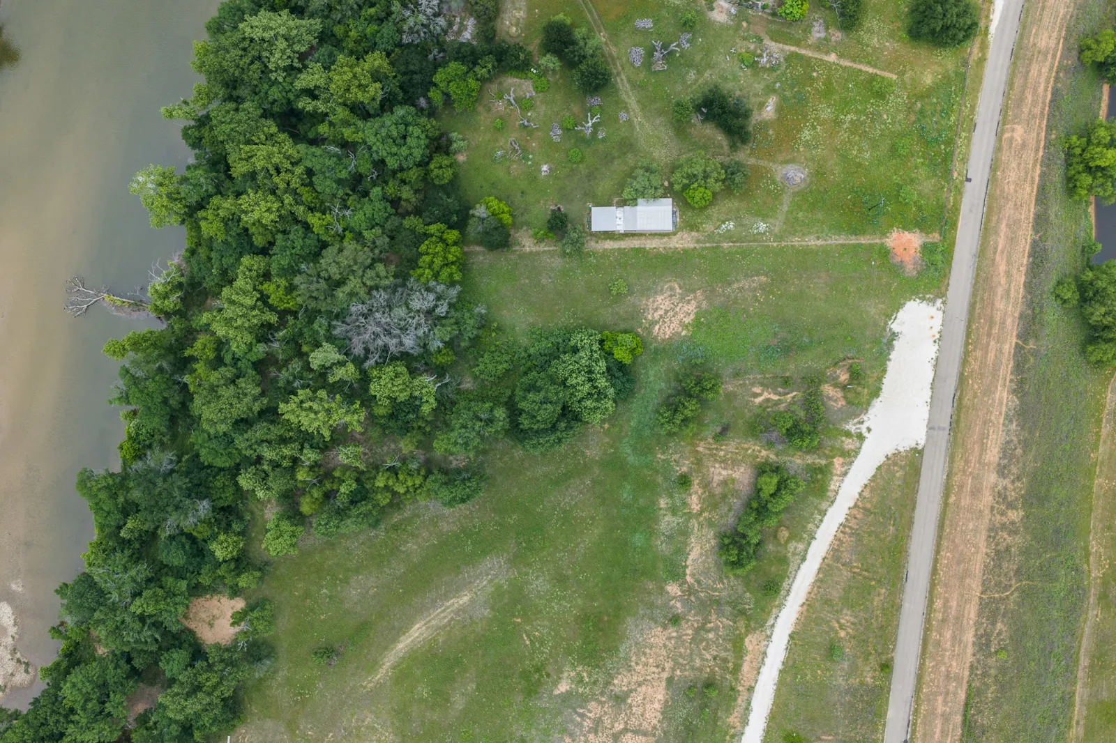 Brazos River Ranch aerial photo 2 — 3-7 acres of Texas land for sale in Granbury, TX