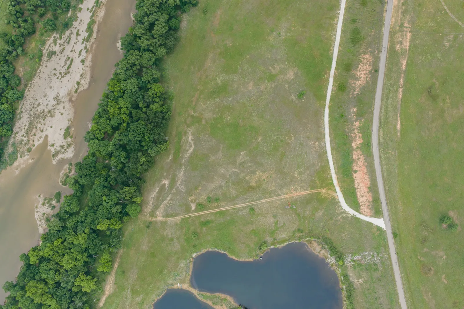 Brazos River Ranch aerial photo 5 — 3-7 acres of Texas land for sale in Granbury, TX