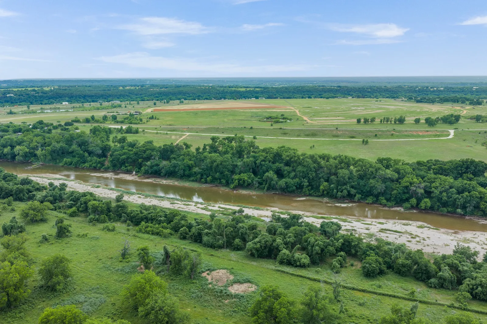 Brazos River Ranch aerial photo 7 — 3-7 acres of Texas land for sale in Granbury, TX