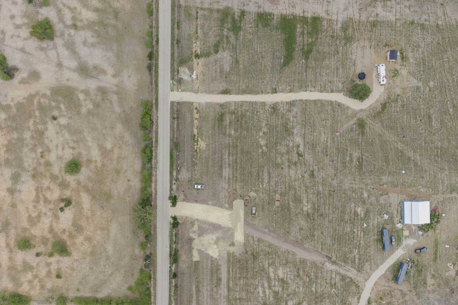 Mineral Springs Ranches aerial photo 2 — 1-25 acres of Texas land for sale in Luling, TX