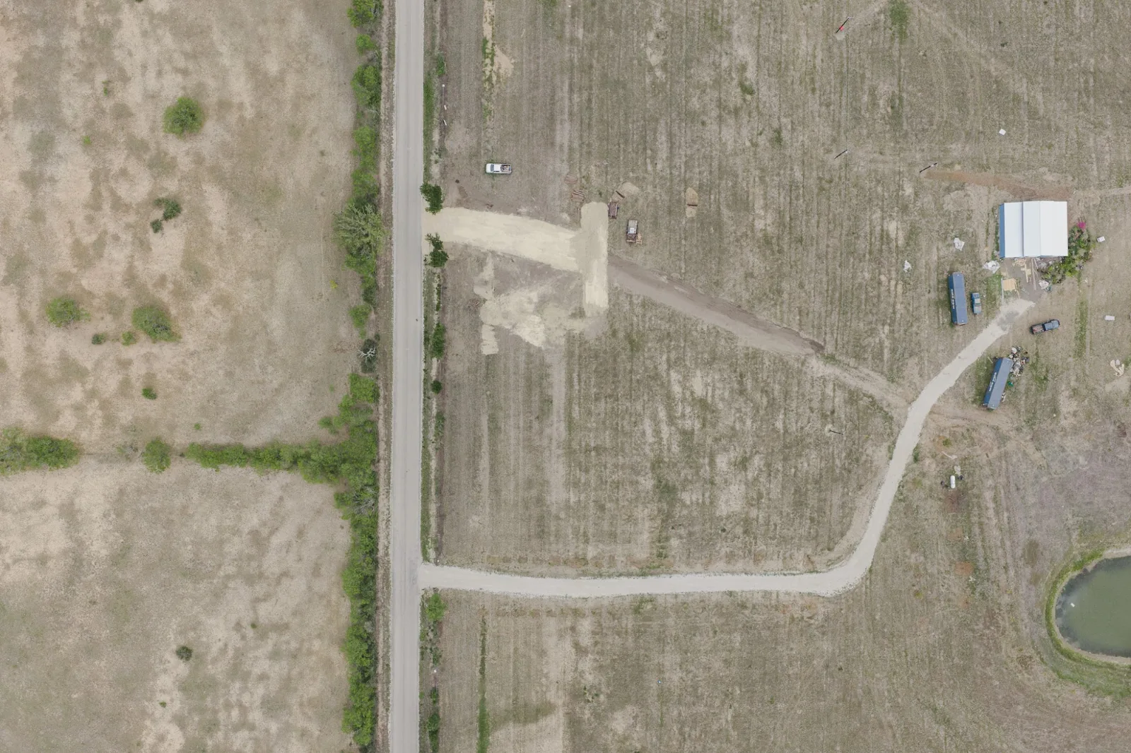 Mineral Springs Ranches aerial photo 3 — 1-25 acres of Texas land for sale in Luling, TX