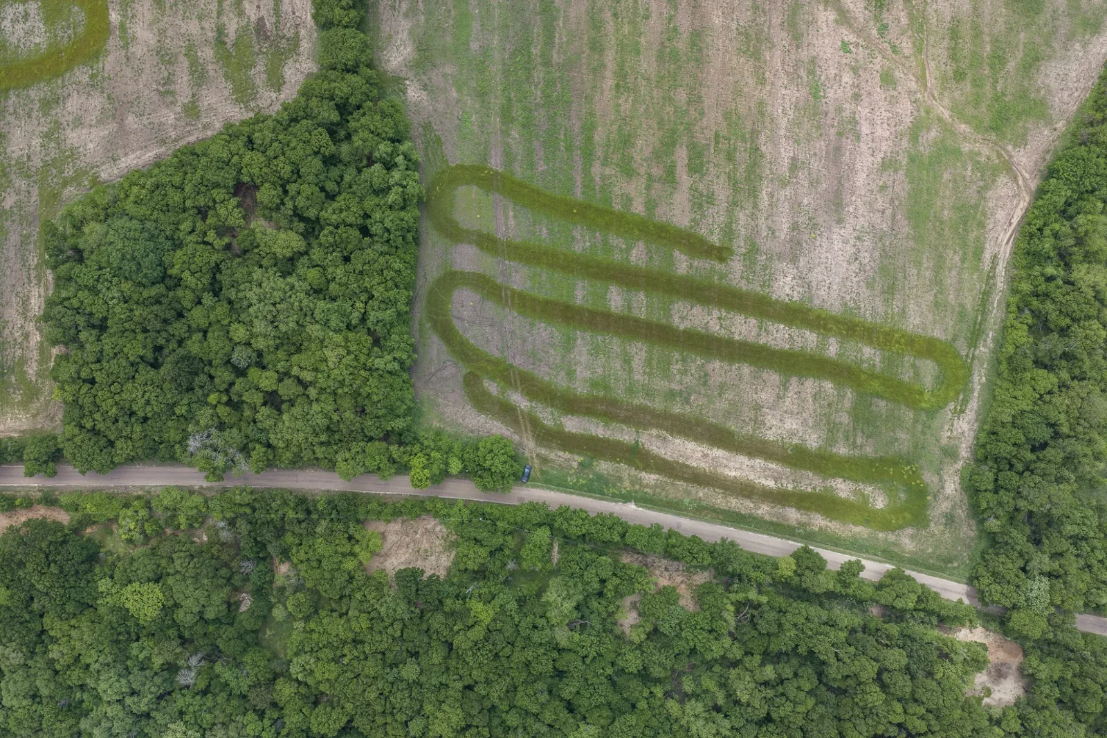 Nolan Ranch aerial photo 10 — cleared acreage for sale in Rio Vista, TX