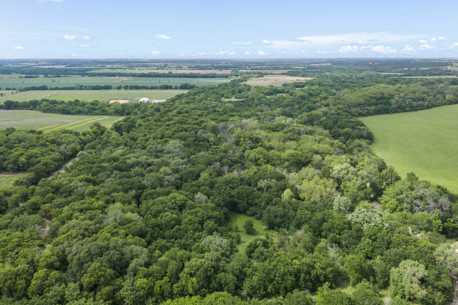 Nolan Ranch aerial photo 3 — cleared acreage for sale in Rio Vista, TX
