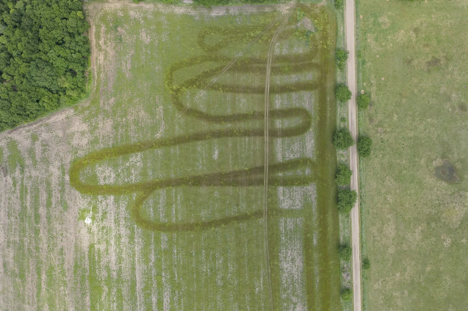 Nolan Ranch aerial photo 5 — cleared acreage for sale in Rio Vista, TX