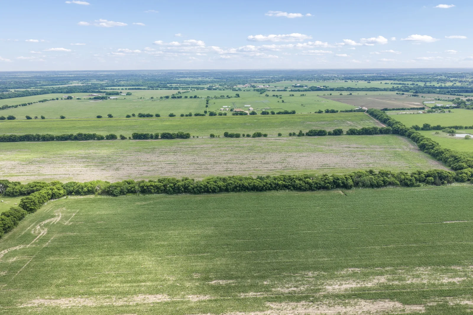 Nolan Ranch aerial photo 8 — cleared acreage for sale in Rio Vista, TX