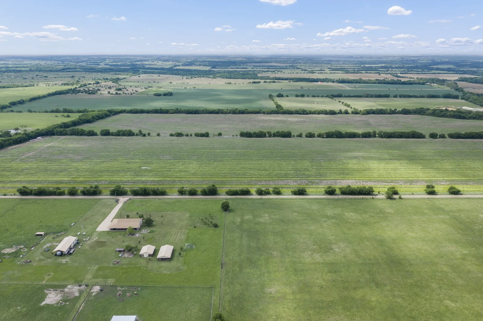 Nolan Ranch aerial photo 9 — cleared acreage for sale in Rio Vista, TX
