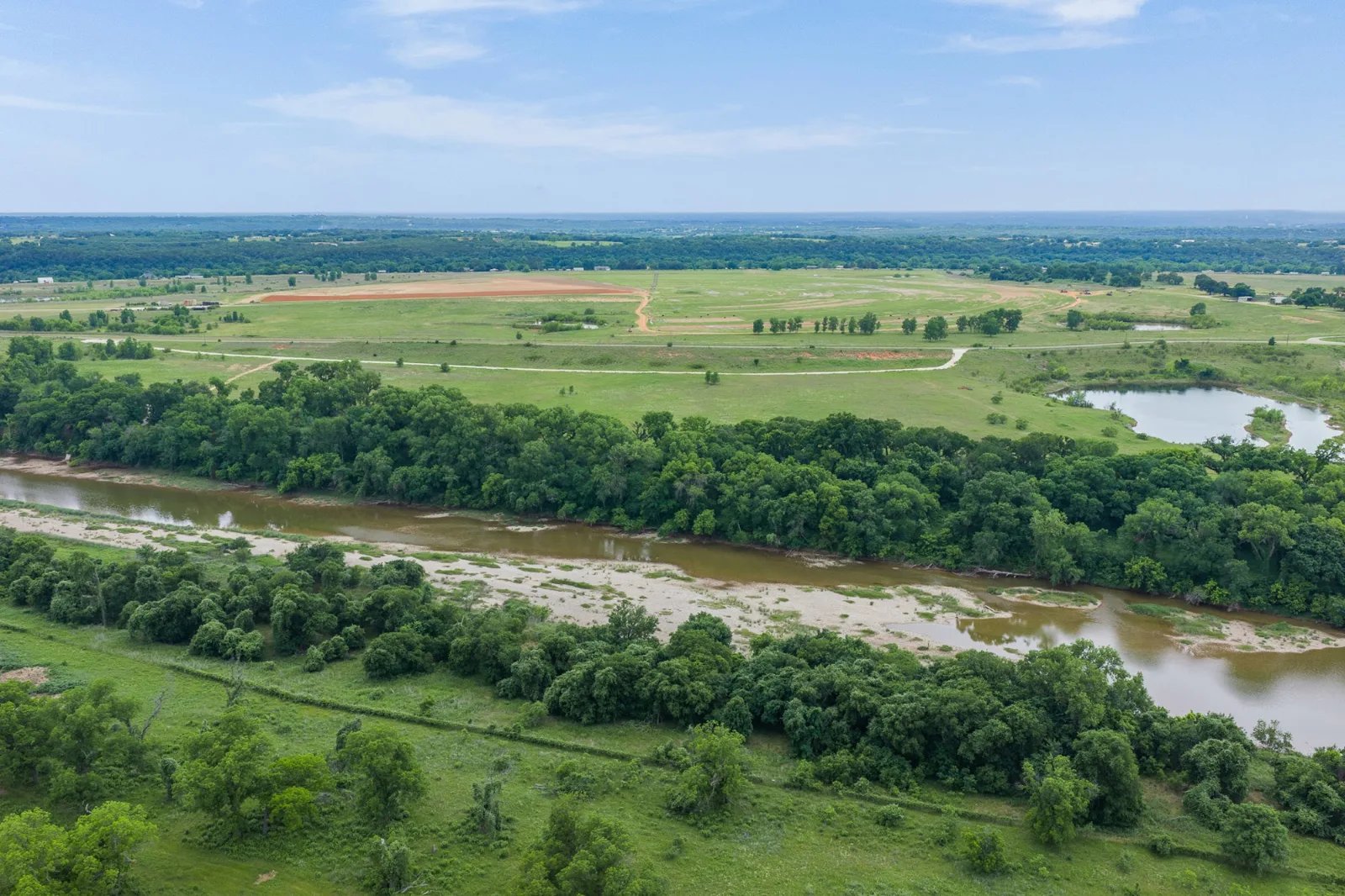 Texas ranch land at the Brazos River