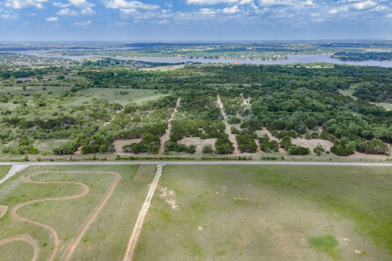 Pecan Peak Ranch aerial photo 5 — 2-10 acres of Texas land for sale in Granbury, TX