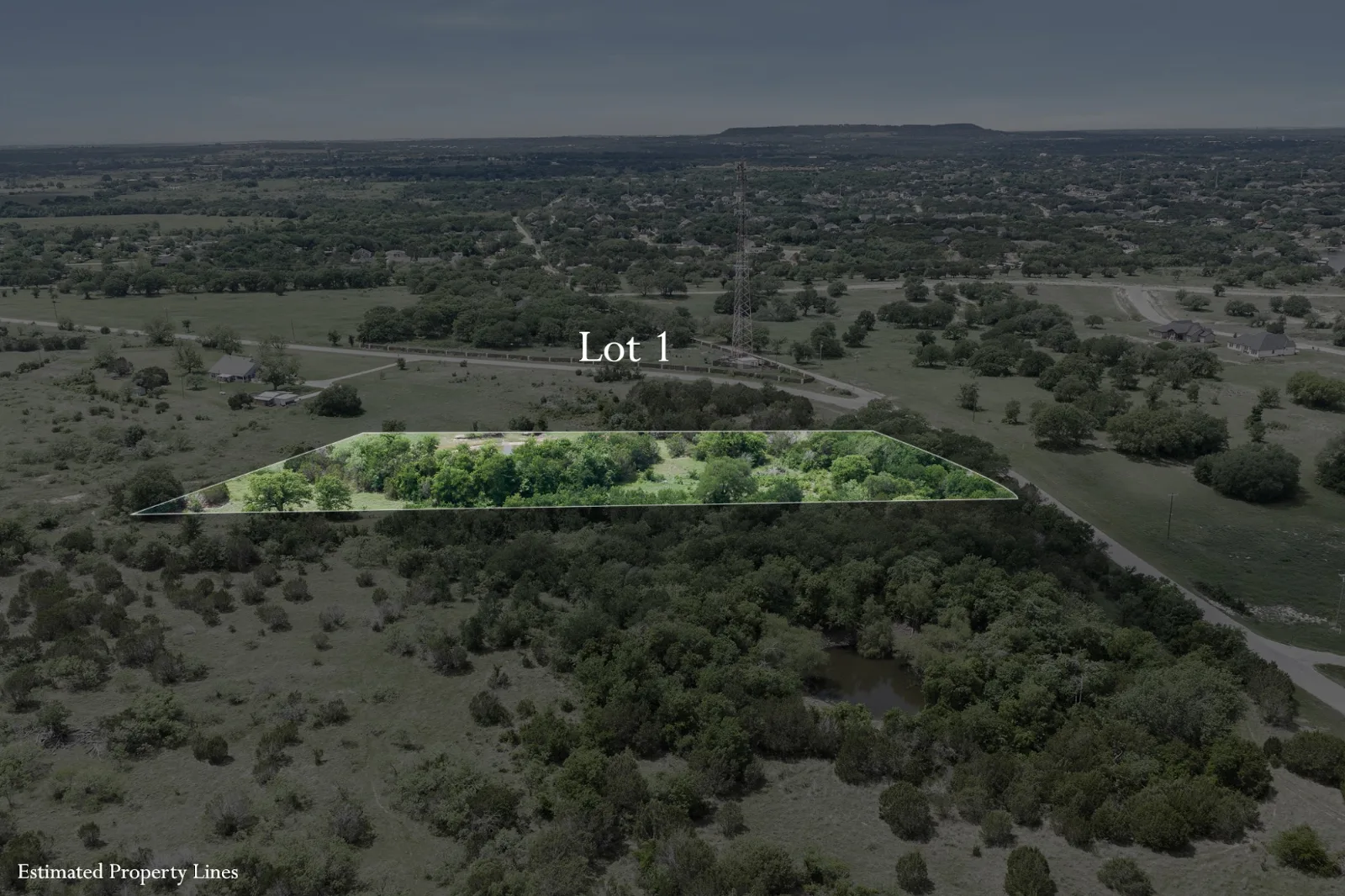 Pecan Peak Ranch available lot 2 — 2-10 acres for sale in Granbury, TX, Texas