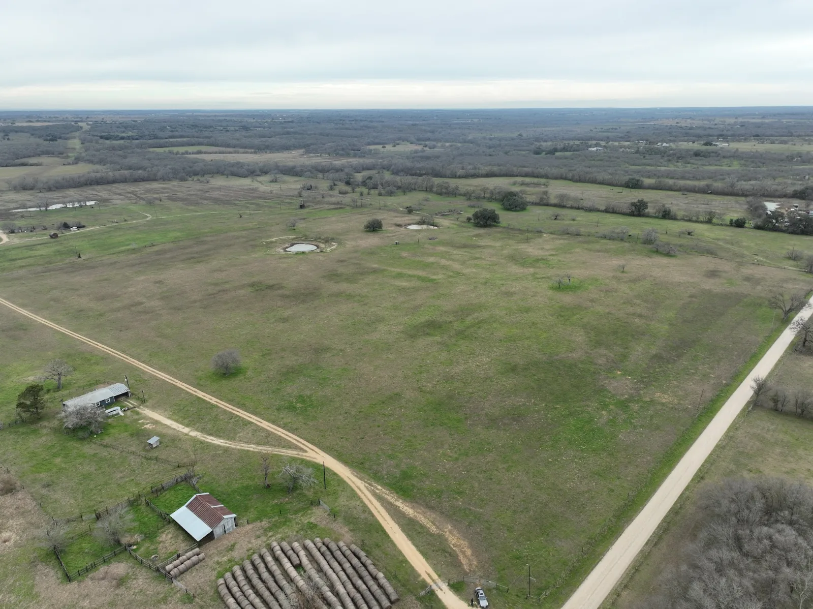 Plum Creek aerial photo 5 — 10+ acres of Texas land for sale in Lockhart, TX