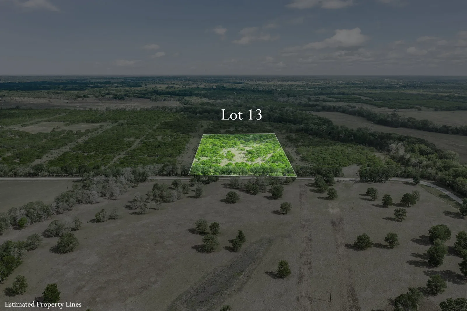 Seawillow Ranches available lot 1 — 8-13 acres for sale in Seawillow, TX, Texas