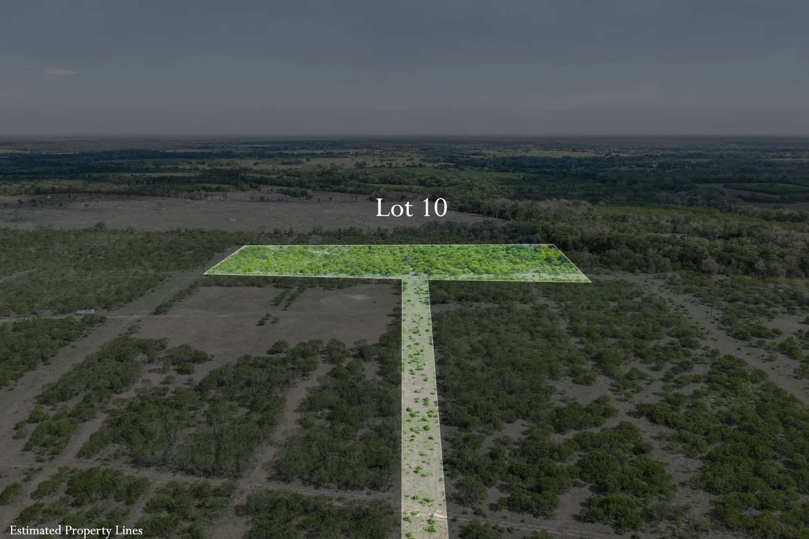 Seawillow Ranches available lot 2 — 8-13 acres for sale in Seawillow, TX, Texas