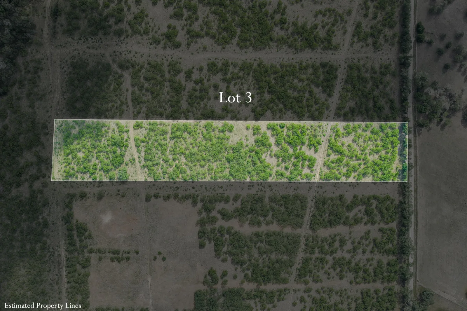Seawillow Ranches available lot 3 — 8-13 acres for sale in Seawillow, TX, Texas