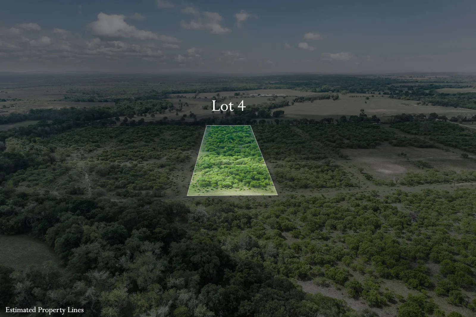 Seawillow Ranches available lot 4 — 8-13 acres for sale in Seawillow, TX, Texas