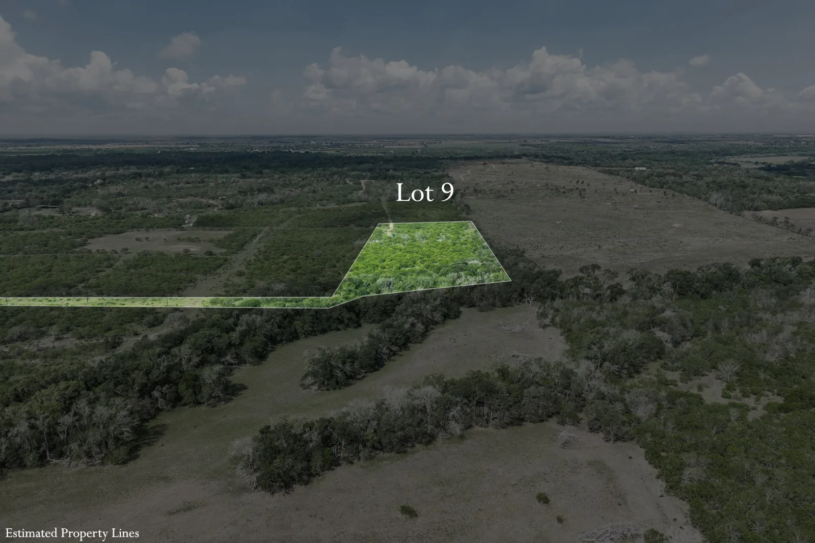 Seawillow Ranches available lot 6 — 8-13 acres for sale in Seawillow, TX, Texas
