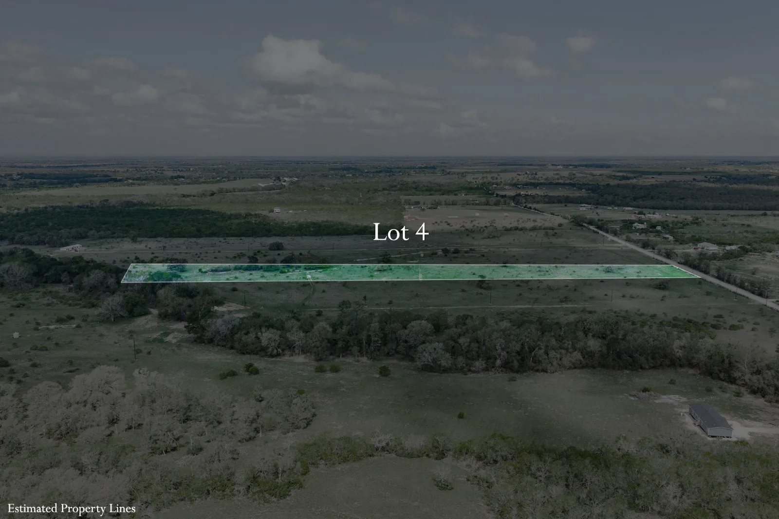 Tenney Creek Ranch available lot 1 — 10.5-12.5 acres for sale in Dale, TX, Texas
