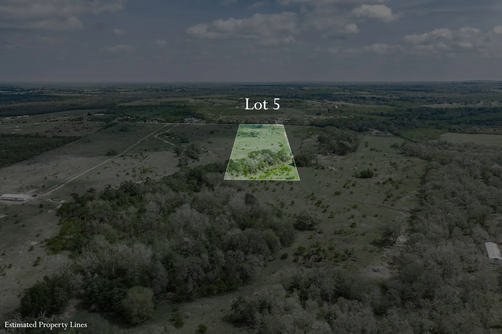 Tenney Creek Ranch available lot 4 — 10.5-12.5 acres for sale in Dale, TX, Texas