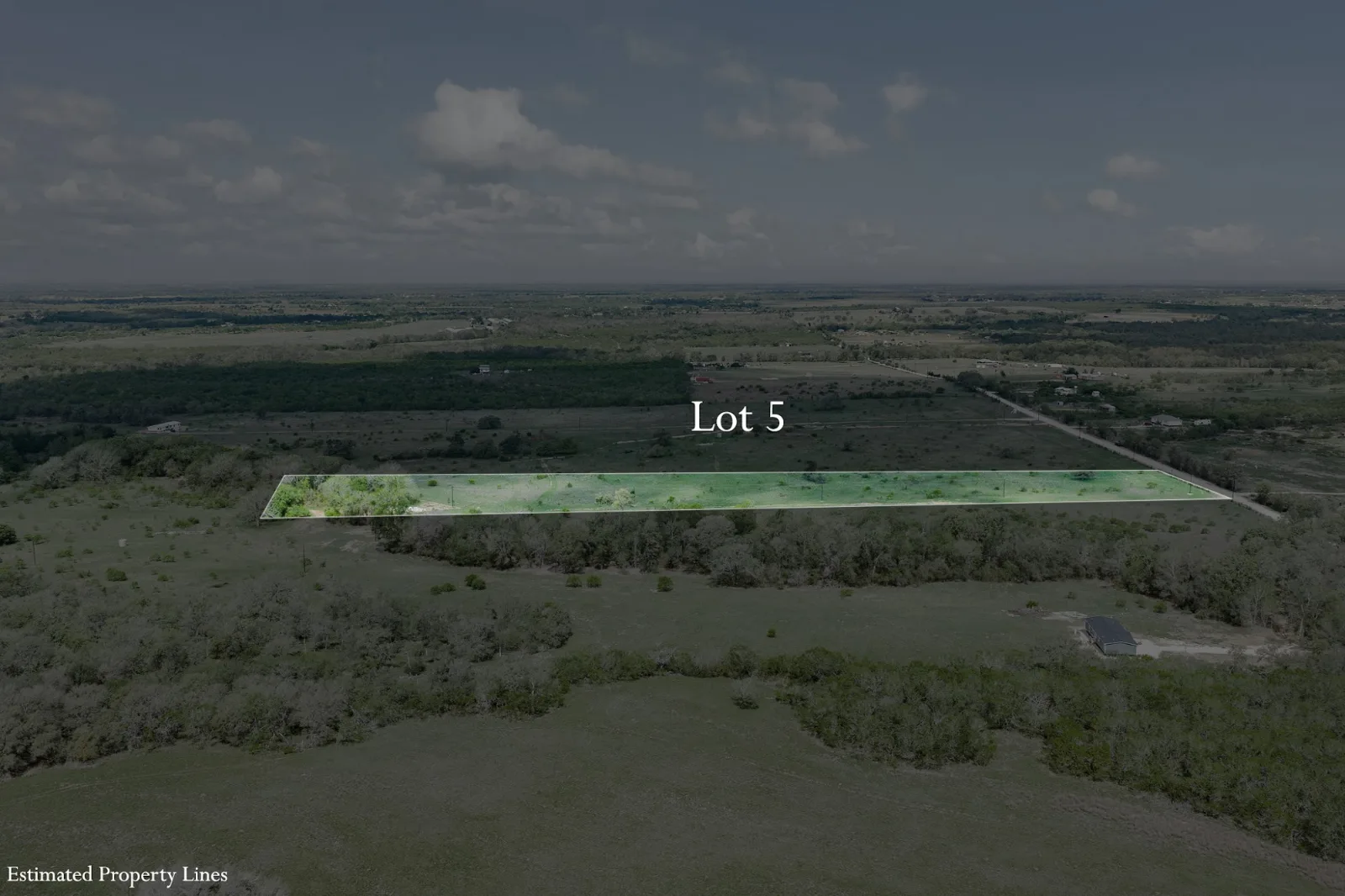 Tenney Creek Ranch available lot 8 — 10.5-12.5 acres for sale in Dale, TX, Texas